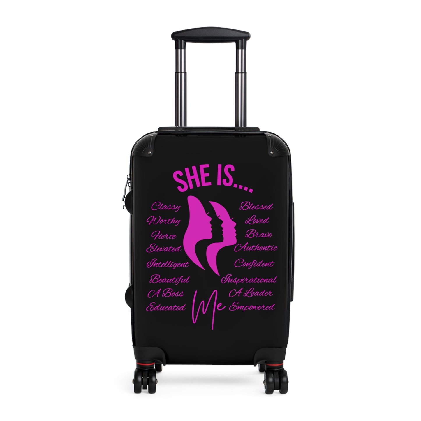 She Is...Travel Luggage Fuchsia