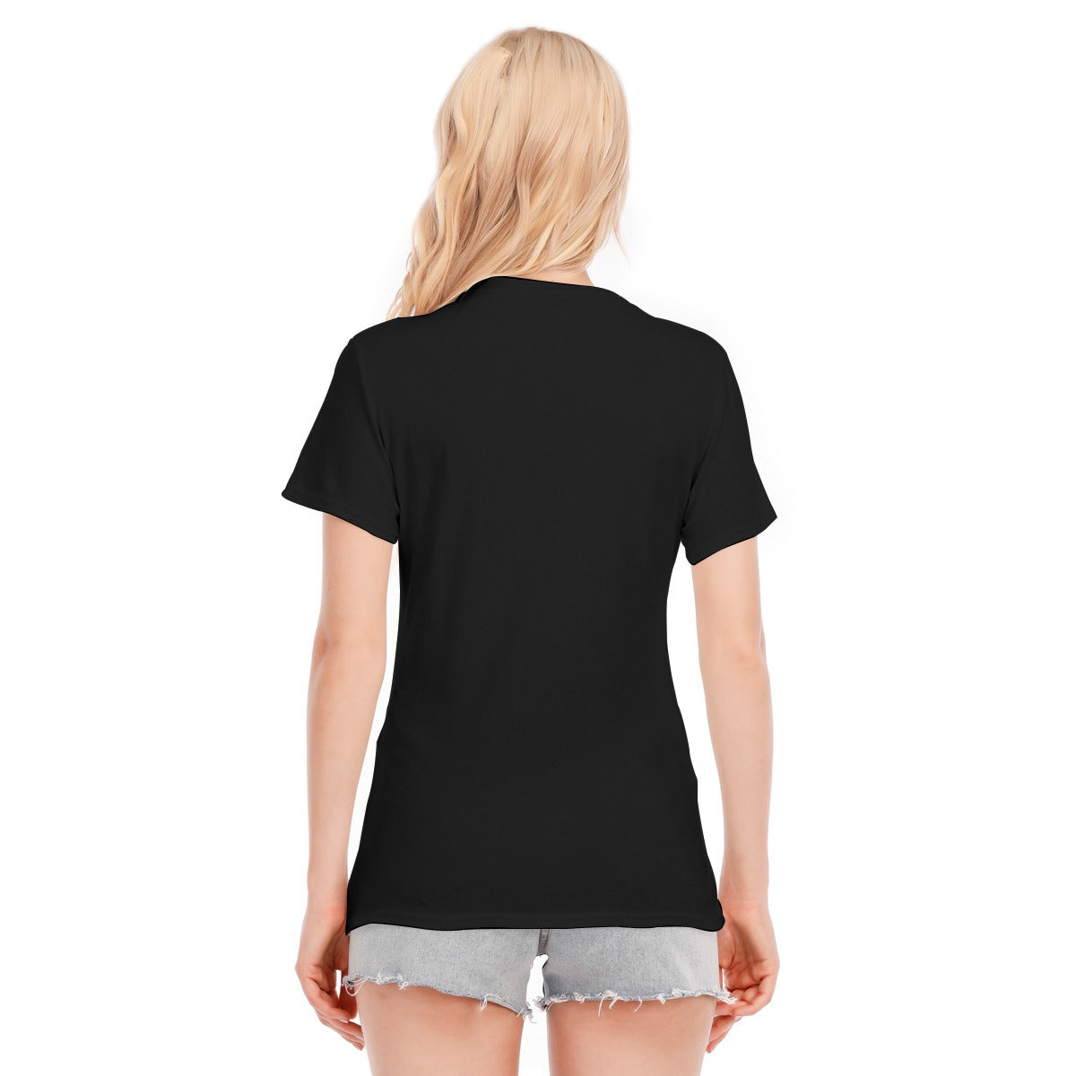 Kamala All-Over Print Women's Round Neck T-Shirt | 190GSM Cotton